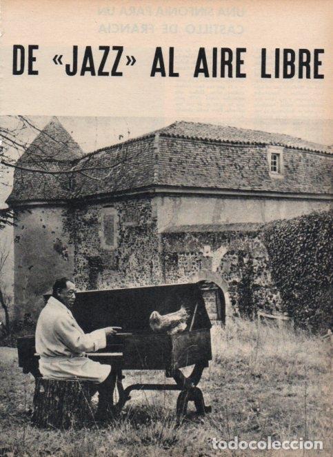 Otros art&iacute;culos de coleccionismo en papel: LAMINA V16917: Duke Ellington en Macroux, Francia - VVAA