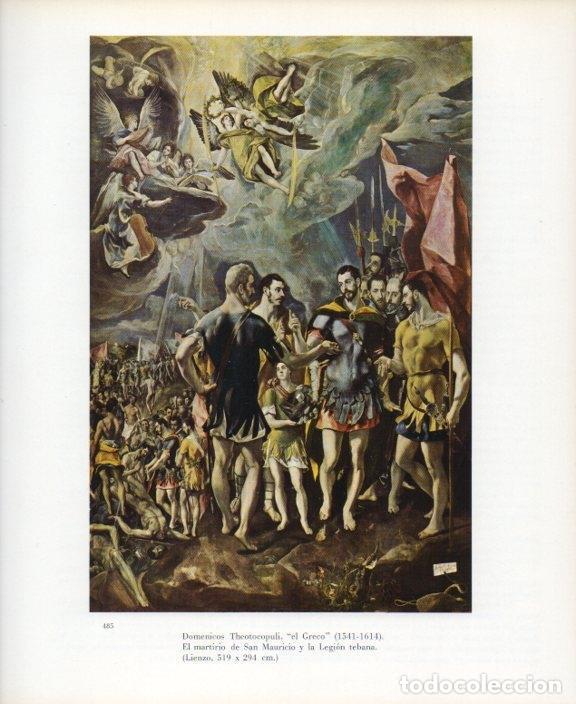 Otros art&iacute;culos de coleccionismo en papel: LAMINA V17773: El martirio de San Mauricio y la Legion tebana por el Greco - Varios