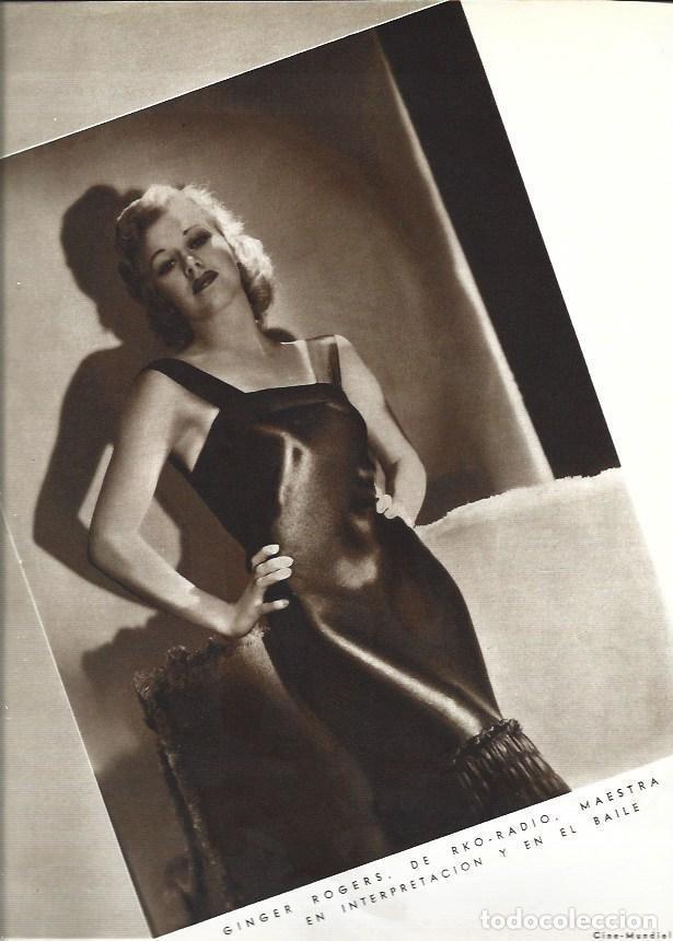 Outros artigos de papel: LAMINA 31961: Ginger Rogers de la RKO-Radio - VVAA