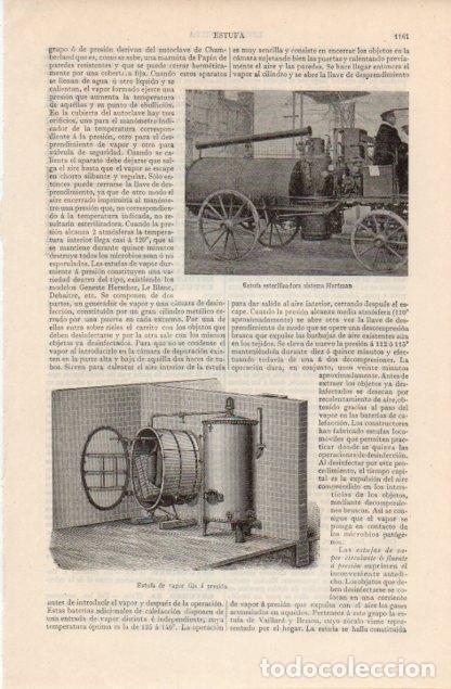 Otros art&iacute;culos de coleccionismo en papel: LAMINA V12649: Estufa sistema Hartman - Varios