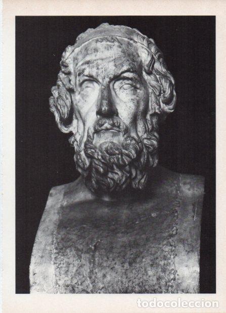 Sammelleidenschaft Andere Papierartikel: LAMINA V18583: Busto de Homero - Varios