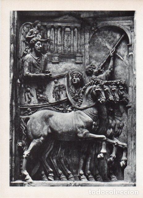 Otros art&iacute;culos de coleccionismo en papel: LAMINA V18728: Entrada en Roma del emperador Marco Aurelio, Museo Nuevo - Varios