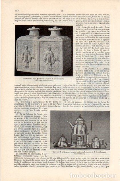 Otros art&iacute;culos de coleccionismo en papel: LAMINA V13271: Tarro doble para el te de Staffordshire - Varios