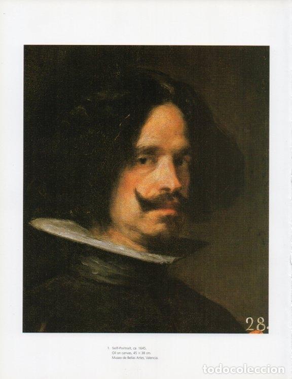 Otros art&iacute;culos de coleccionismo en papel: LAMINA V18896: Velazquez. Self-Portrait 1645 - Santiago Alcolea i Gil