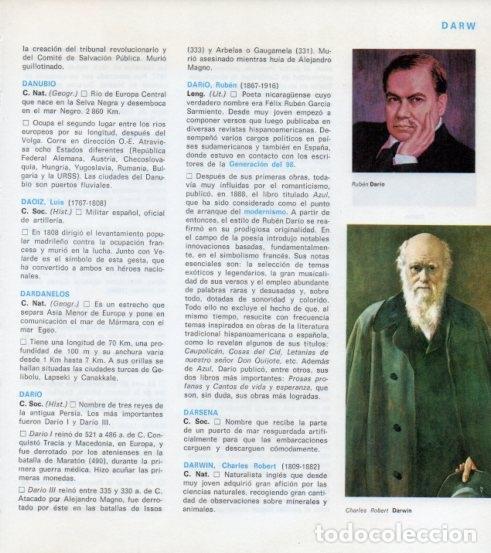 Otros art&iacute;culos de coleccionismo en papel: LAMINA V13859: Ruben Dario y Charles Darwin - Varios