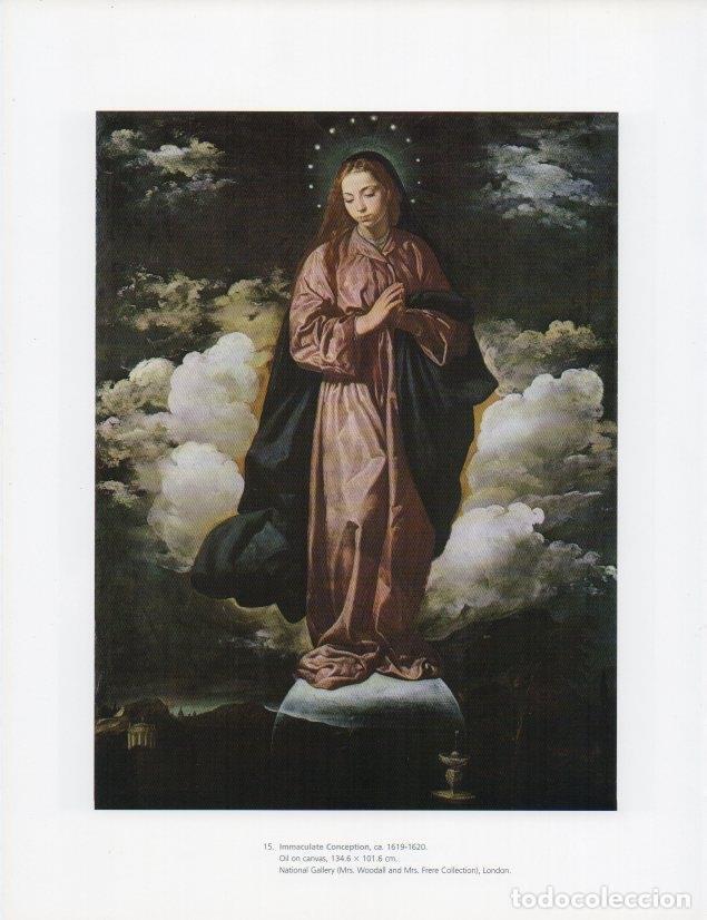 Otros art&iacute;culos de coleccionismo en papel: LAMINA V18903: Velazquez. Immaculate Conception 1619-1620 - Santiago Alcolea i Gil