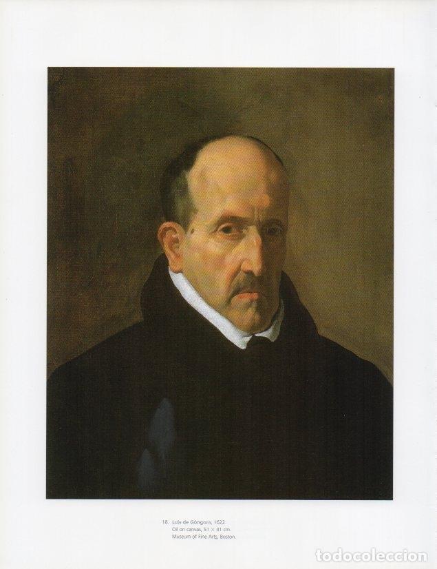 Sammelleidenschaft Andere Papierartikel: LAMINA V18905: Velazquez. Luis de Gongora 1622 - Santiago Alcolea i Gil