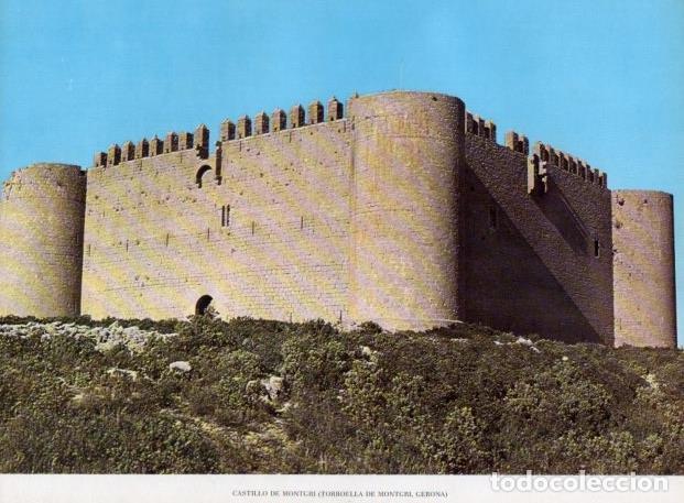 Collectionnisme Papier divers: LAMINA V14263: Castillo de Montgri en Torroella de Montgri, Barcelona - Varios