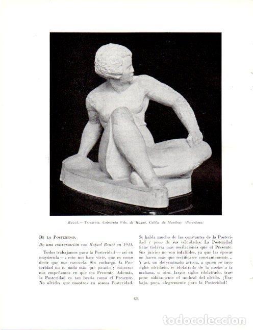 Sammelleidenschaft Andere Papierartikel: LAMINA V19147: Terracota por Manolo Hugue - Robert Goldwater