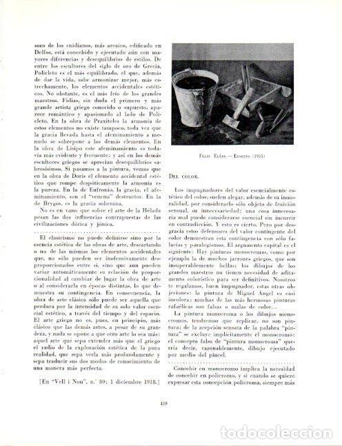 Sammelleidenschaft Andere Papierartikel: LAMINA V19152: Enseres por Feliu Elias - Robert Goldwater