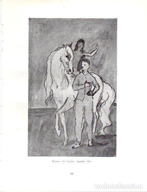 Otros art&iacute;culos de coleccionismo en papel: LAMINA V19154: La ecuyere por Picasso - Robert Goldwater