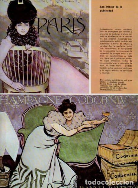 Otros art&iacute;culos de coleccionismo en papel: LAMINA V14436: Carteles publicitarios de Ramon Casas - Varios