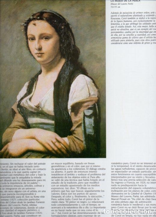 Sammelleidenschaft Andere Papierartikel: LAMINA V20557: La mujer de la perla por Camille Corot - Varios