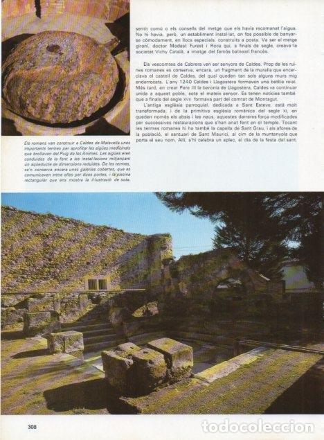 Otros art&iacute;culos de coleccionismo en papel: LAMINA V15733: Termes de Caldes de Malavella - Varios