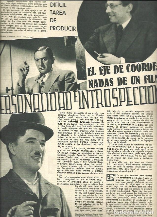 Otros art&iacute;culos de coleccionismo en papel: LAMINA 32375: Alexander Korda y Charles Chaplin