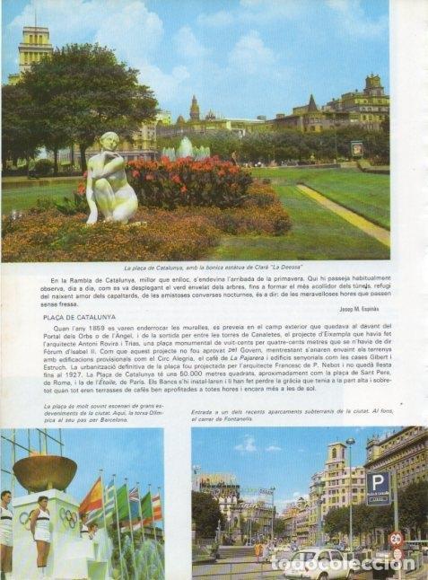 Sammelleidenschaft Andere Papierartikel: LAMINA V15611: Pla&ccedil;a de Catalunya, Barcelona - Varios