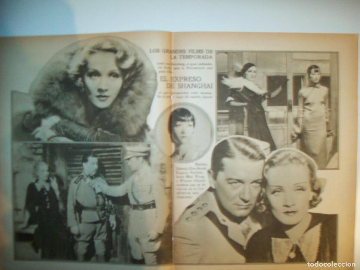 Otros art&iacute;culos de coleccionismo en papel: LAMINA 32554: El expreso de Shanghai con Marlene Dietrich y Clive Brook