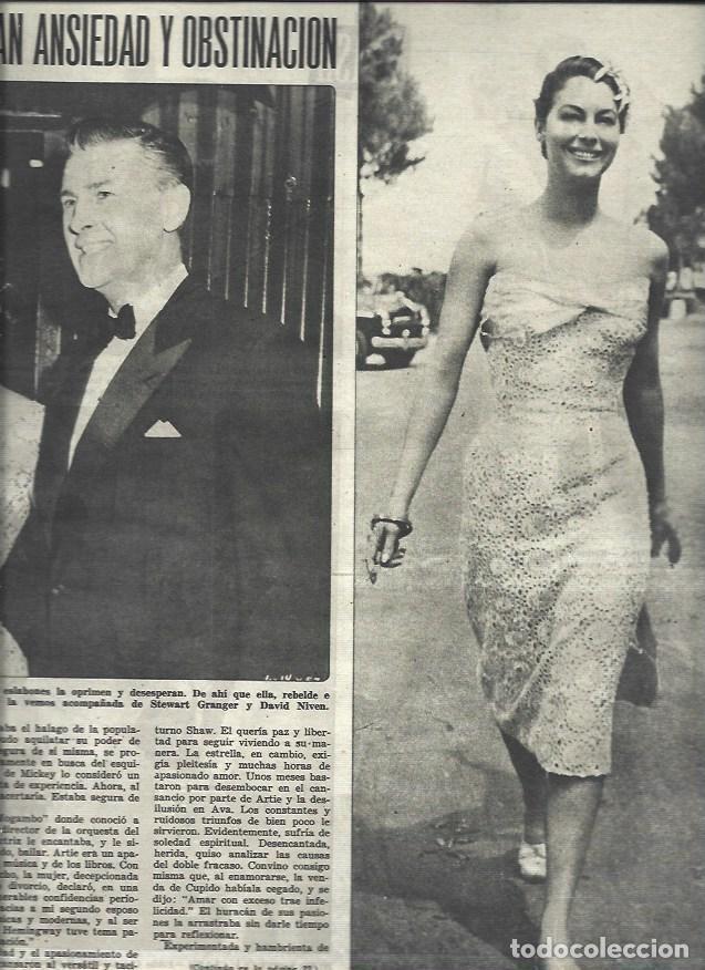 Outros artigos de papel: LAMINA 33114: David Niven y Ava Gardner - VVAA