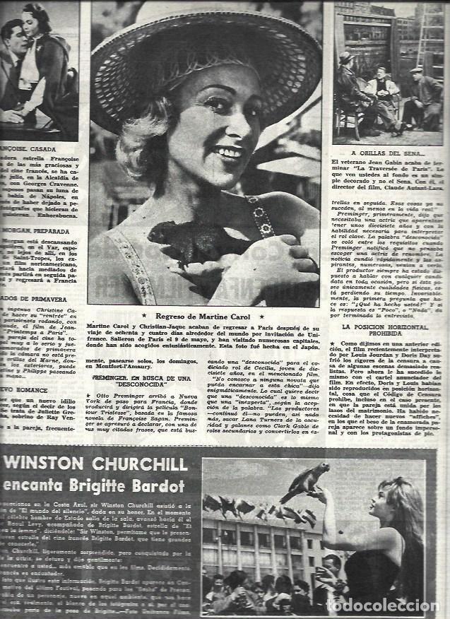Otros art&iacute;culos de coleccionismo en papel: LAMINA 32688: Martine Carol y Brigitte Bardot - VVAA