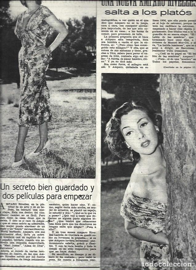 Otros art&iacute;culos de coleccionismo en papel: LAMINA 32724: Amparo Rivelles de promocion - VVAA