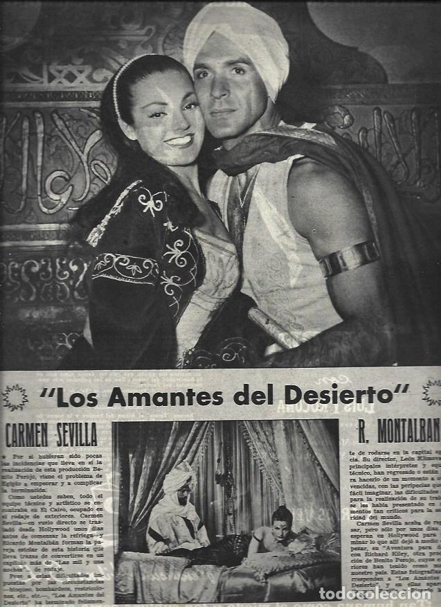 Otros art&iacute;culos de coleccionismo en papel: LAMINA 32813: Carmen Sevilla en Los Amantes del desierto - VVAA
