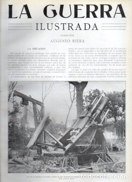 Otros art&iacute;culos de coleccionismo en papel: LAMINA V20900: Mortero de grueso calibre ingles - Augusto Riera