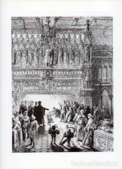 Otros art&iacute;culos de coleccionismo en papel: LAMINA V16060: Orlando Furioso ilustracion de Gustavo Dore. Modelo 176