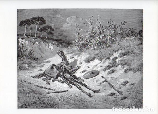 Otros art&iacute;culos de coleccionismo en papel: LAMINA V15889: Don Quijote de la Mancha. Ilustracion de Gustavo Dore. Modelo 005