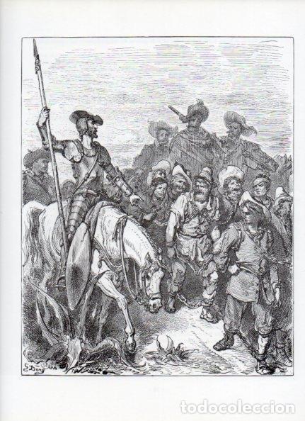 Otros art&iacute;culos de coleccionismo en papel: LAMINA V15898: Don Quijote de la Mancha. Ilustracion de Gustavo Dore. Modelo 014