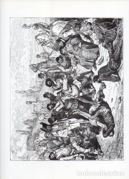 Otros art&iacute;culos de coleccionismo en papel: LAMINA V15927: Don Quijote de la Mancha. Ilustracion de Gustavo Dore. Modelo 043