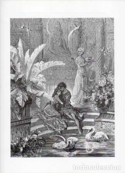 Otros art&iacute;culos de coleccionismo en papel: LAMINA V16056: Orlando Furioso ilustracion de Gustavo Dore. Modelo 172
