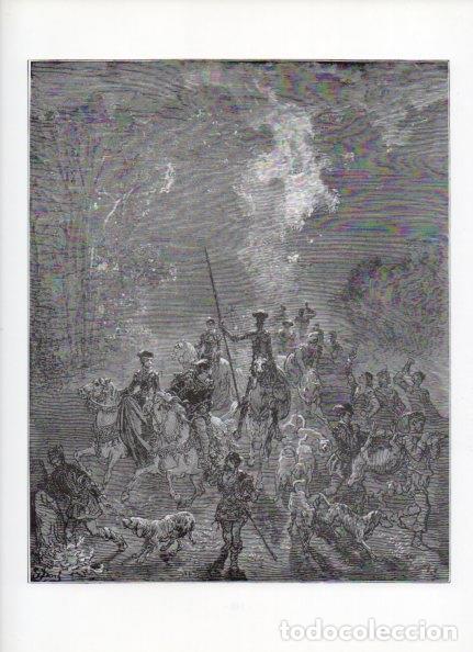 Otros art&iacute;culos de coleccionismo en papel: LAMINA V15953: Don Quijote de la Mancha. Ilustracion de Gustavo Dore. Modelo 069