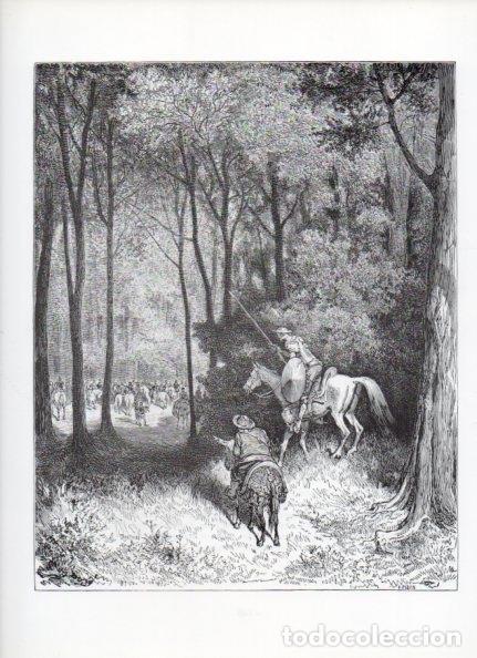 Otros art&iacute;culos de coleccionismo en papel: LAMINA V15949: Don Quijote de la Mancha. Ilustracion de Gustavo Dore. Modelo 065