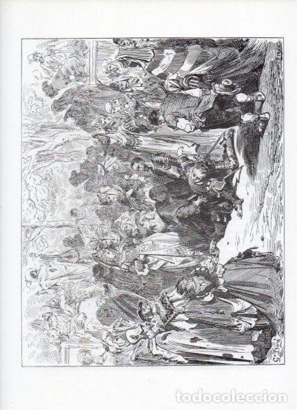 Otros art&iacute;culos de coleccionismo en papel: LAMINA V15938: Don Quijote de la Mancha. Ilustracion de Gustavo Dore. Modelo 054