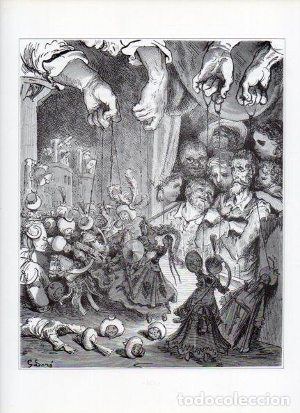 Otros art&iacute;culos de coleccionismo en papel: LAMINA V15946: Don Quijote de la Mancha. Ilustracion de Gustavo Dore. Modelo 062