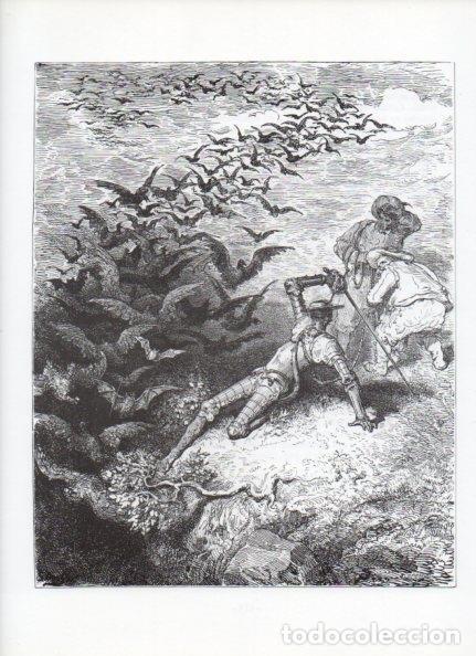 Otros art&iacute;culos de coleccionismo en papel: LAMINA V15941: Don Quijote de la Mancha. Ilustracion de Gustavo Dore. Modelo 057