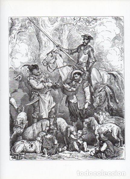 Otros art&iacute;culos de coleccionismo en papel: LAMINA V15936: Don Quijote de la Mancha. Ilustracion de Gustavo Dore. Modelo 052