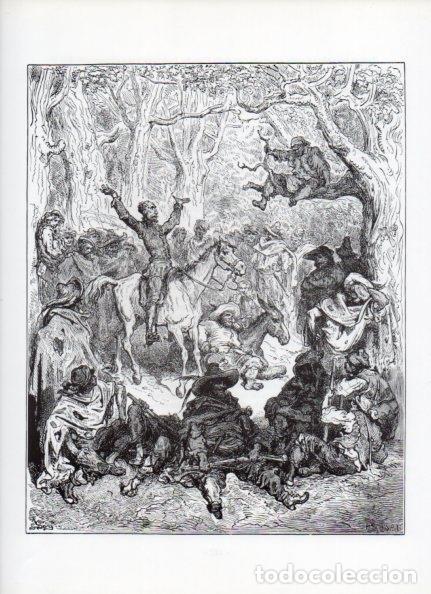 Otros art&iacute;culos de coleccionismo en papel: LAMINA V15970: Don Quijote de la Mancha. Ilustracion de Gustavo Dore. Modelo 086
