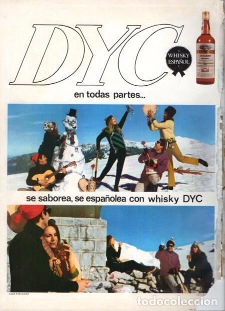 Otros art&iacute;culos de coleccionismo en papel: LAMINA V21583: Publicidad whisky Dyc - Varios