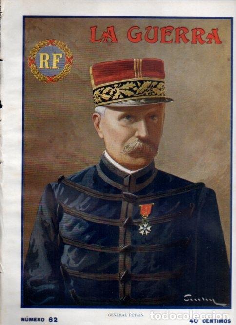 Altri oggetti di carta: LAMINA V22420: General Petain - Augusto Riera