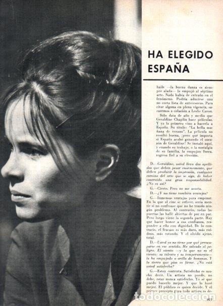 Otros art&iacute;culos de coleccionismo en papel: LAMINA V22051: Geraldine Chaplin - Varios