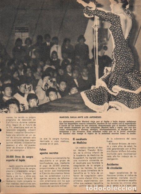 Otros art&iacute;culos de coleccionismo en papel: LAMINA V21682: Marisol bailando en Japon - Varios