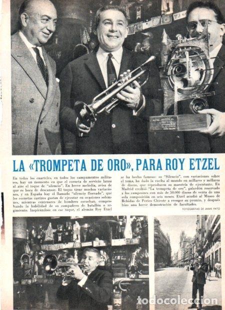 Otros art&iacute;culos de coleccionismo en papel: LAMINA V21905: Roy Etzel con La trompeta de oro - Varios