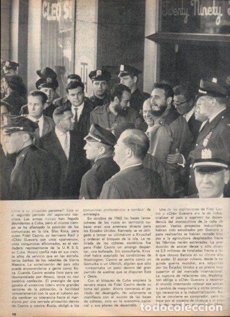 Otros art&iacute;culos de coleccionismo en papel: LAMINA V21717: Fidel Castro y Kruschef en Nueva York - Varios