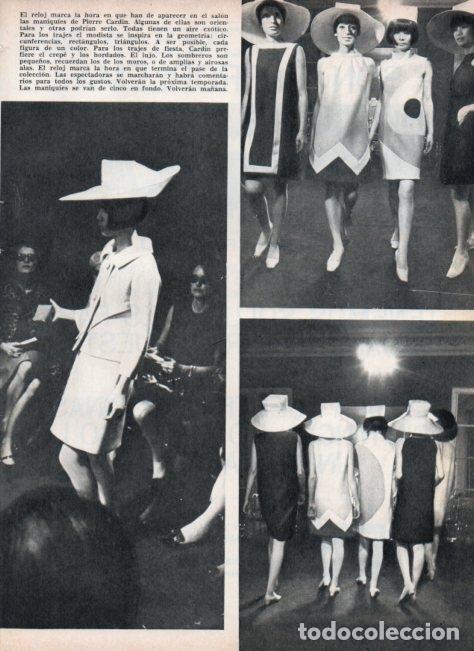 Otros art&iacute;culos de coleccionismo en papel: LAMINA V16931: Vestidos geometricos de la firma Pierre Cardin - VVAA