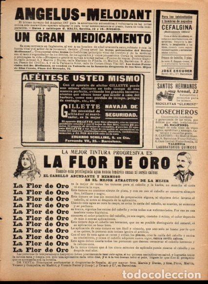 Otros art&iacute;culos de coleccionismo en papel: LAMINA V22785: Publicidad Gillette - Varios
