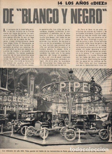 Otros art&iacute;culos de coleccionismo en papel: LAMINA V17071: Salon de los Automoviles de Paris 1910 - VVAA