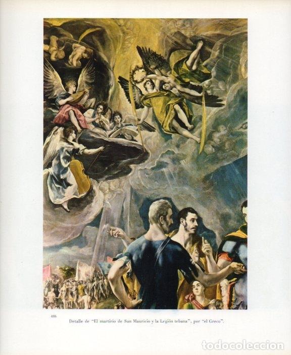 Otros art&iacute;culos de coleccionismo en papel: LAMINA V17772: Pormenor El martirio de San Mauricio y la Legion tebana por el Greco - Varios