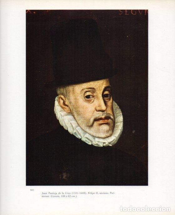 Otros art&iacute;culos de coleccionismo en papel: LAMINA V17724: Felipe II anciana por Juan Pantoja de la Cruz - Varios