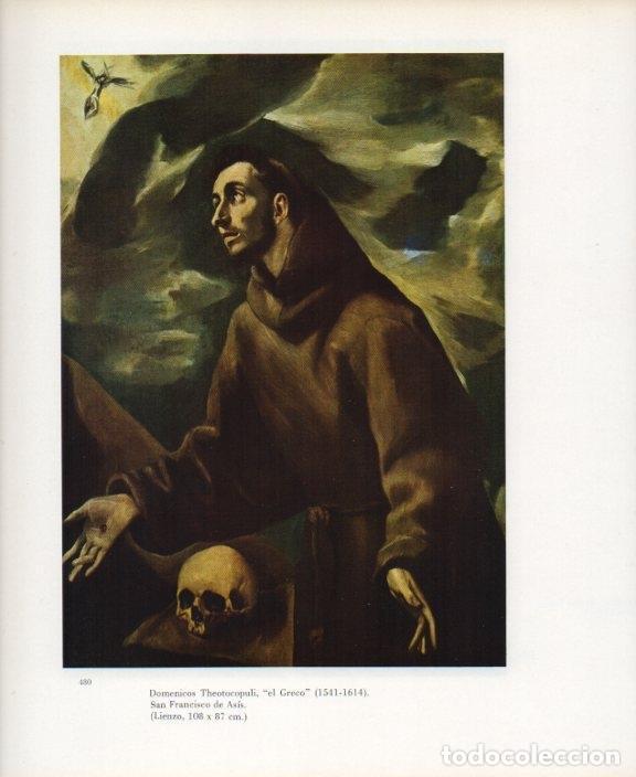 Otros art&iacute;culos de coleccionismo en papel: LAMINA V17769: San Francisco de Asis por el Greco - Varios